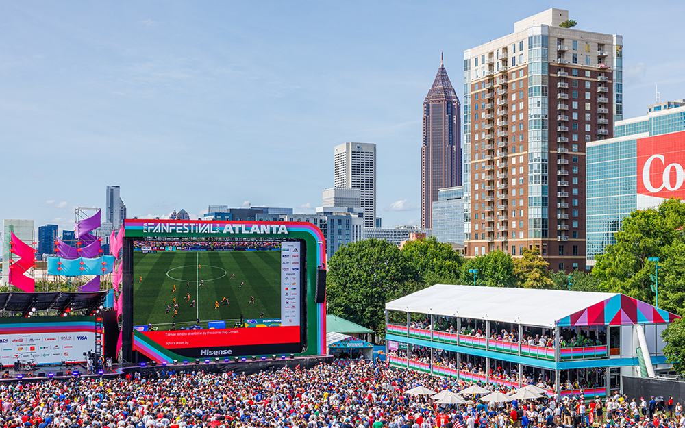 Hàng ngàn người tại Fanfestival Atlanta