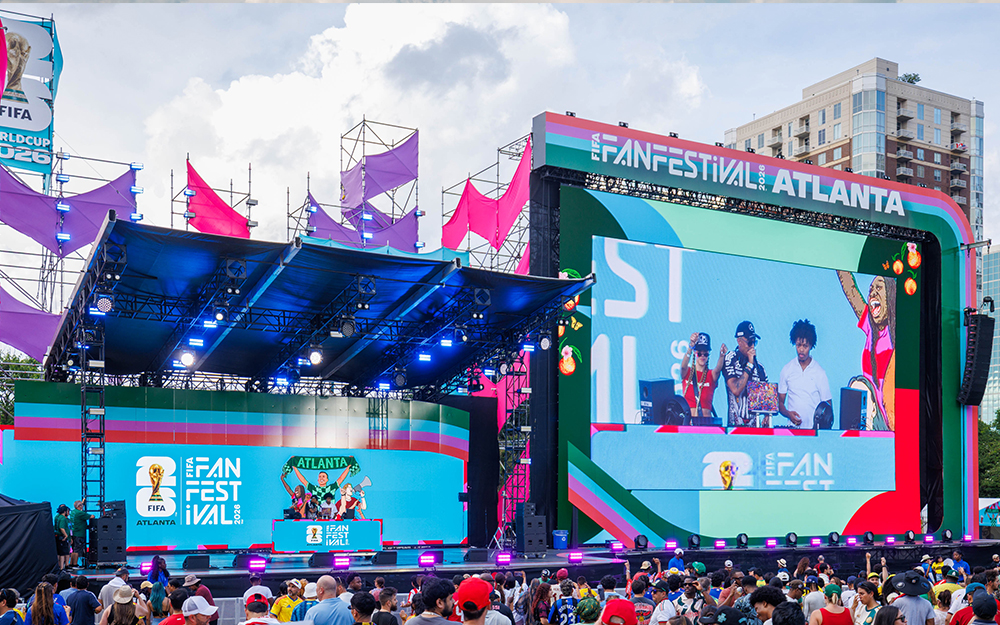 Sân khấu sự kiện FIFA Fan Festival™ Atlanta