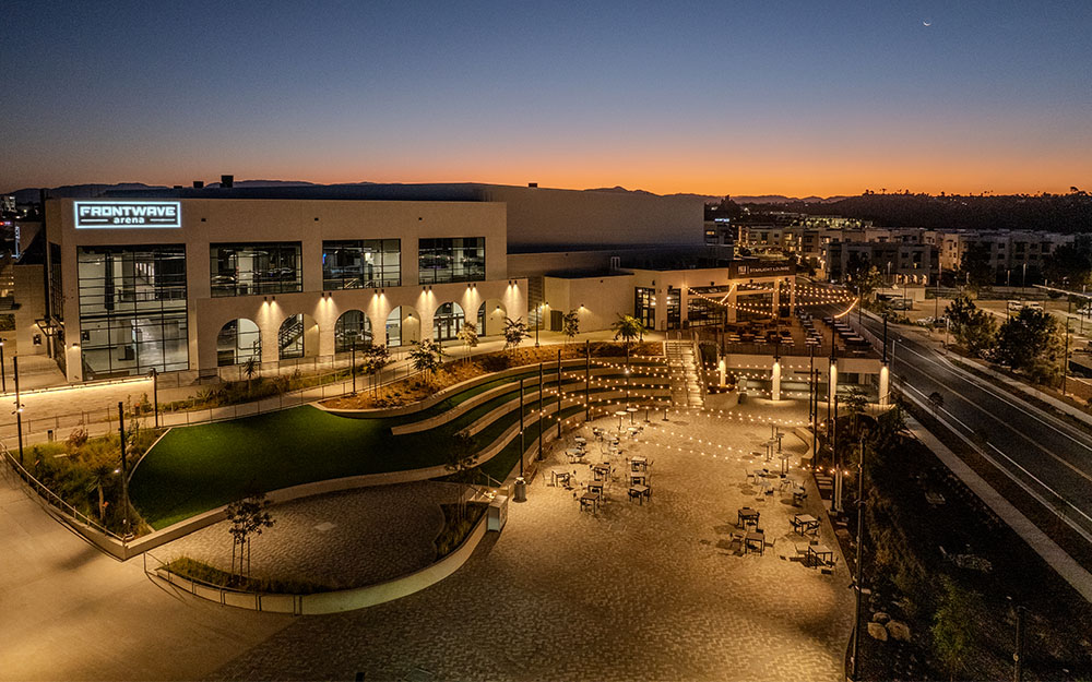 Lắp đặt hệ thống âm thanh tại sân vận động Frontwave Arena