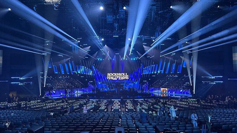 Âm thanh sân khấu JBL VTX tại lễ vinh danh Rock & Roll Hall of Fame