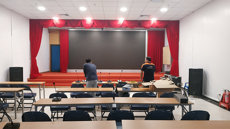 lắp đặt âm thanh hội trường JBL tại Sun World Hạ Long