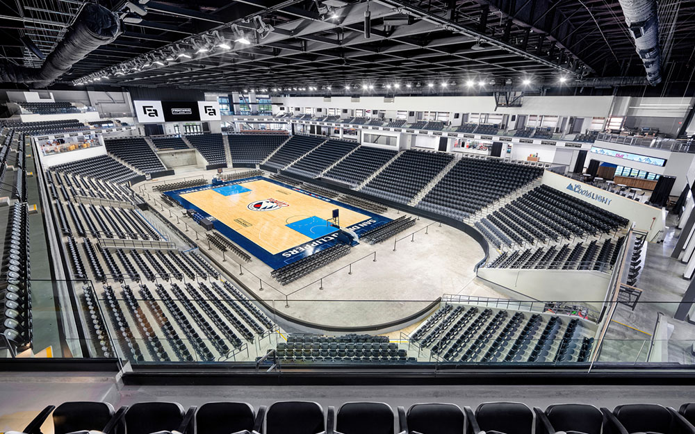 Hệ thống loa JBL lắp đặt tại sân vận động Frontwave tại Bắc Mỹ